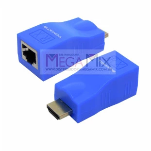 Extensor HDMI por cabo Cat-5E/6E FULL HD 1080P 30M MHD-1103 - Tomate