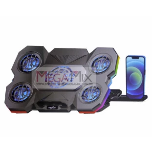 Suporte para Notebook e Celular com Cooler 5 Fans OR-SP255 - Oberon