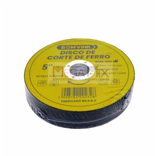 Disco de Corte de Ferro 5'' com 20un BOM-5110 - Bomvink