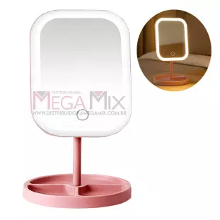 Espelho de Mesa Articulado com LED KA-1460 - Kapbom