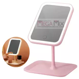 Espelho de Mesa Articulado com LED KA-6583 - Kapbom