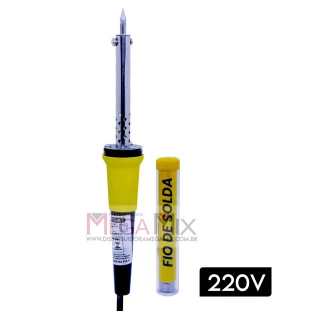 Ferro de Solda com Tubo de Estanho 220V 40W BOM-9517 - Bomvink