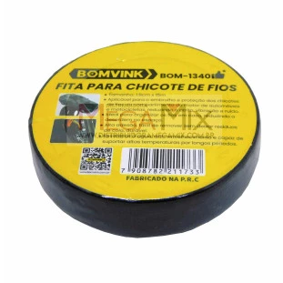 Fita Isolante de Tecido Para Chicote 1.9cm x 15m BOM-1340 - Bomvink