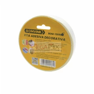 Fita Crepe Adesiva 30M BOM-1309 - Bomder