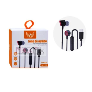 Fone de Ouvido com Microfone Tipo C AL-120 - Altomex