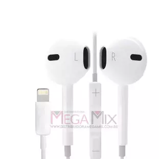 Fone de Ouvido Iphone com Microfone FN-A62L - A'Gold