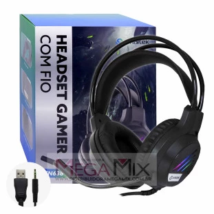 Fone de Ouvido Headset Gamer (USB + P3) ON-FN638 - Onistek
