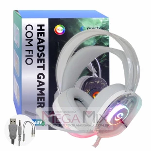 Fone de Ouvido Headset Gamer (USB + P3) ON-FN639 - Onistek