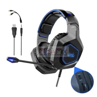 Fone de Ouvido Headset Gamer para PC/X-One/PS4 (USB + P2) KP-488 - Knup