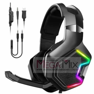 Fone de Ouvido Headset Gamer com Led (USB + P2) KP-489 - Knup