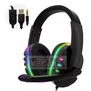 Fone de Ouvido Headset Gamer (USB + P3) LB-FN606RGB - Onistek