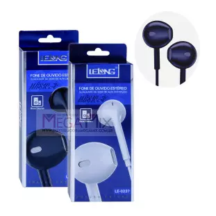 Fone de Ouvido Com Microfone LE-0237 - Lelong