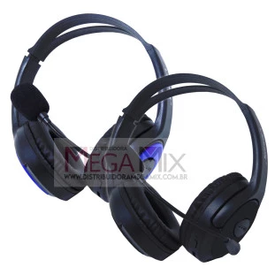 Fone de Ouvido Headset Gamer sem Fio Bluetooth LEF-1028A - Lehmox