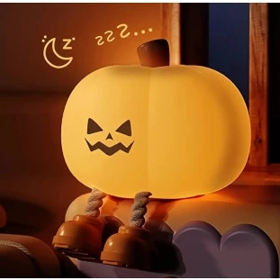 Luminária Silicone (Abóbora Halloween) AKL-L022
