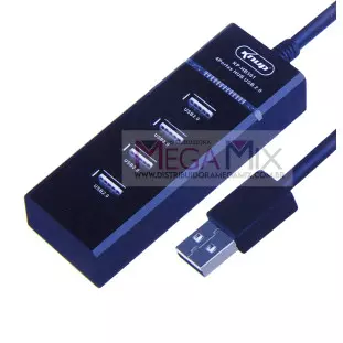 Hub USB 2.0 4 Portas KP-HB501 - Knup
