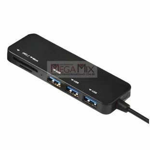 Hub USB 2.0 5 Portas 480Mbps LEY-1838 - Lehmox