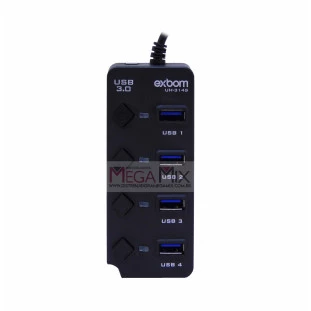 Hub USB 3.0 4 Portas UH-314S - Exbom