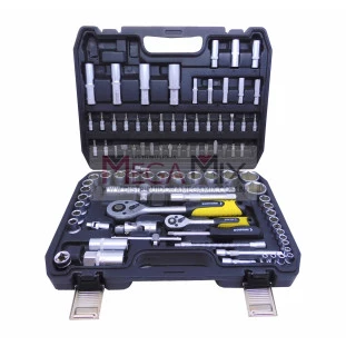 Kit Jogo de Chave Catraca e Soquete 95 Peças  BOM-3912 - Bomvink