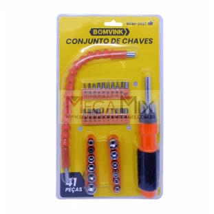 Kit de Chaves 41 Peças BOM-3627 - Bomvink