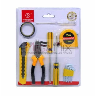 Kit de Ferramentas 12 Peças KA-6409 - Kapbom