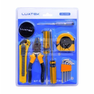 Kit de Ferramentas 12 Peças LWJ-H1801 - Luatek
