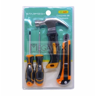 Kit de Ferramentas 4 Peças ST-629 - Starmega