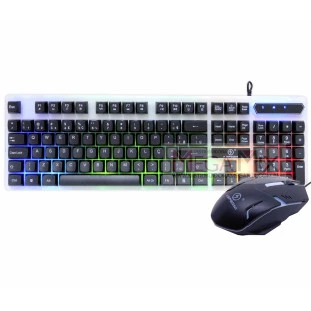 Kit Teclado e Mouse Gamer RGB USB KA-5880 - Kapbom
