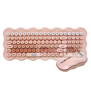 Kit Teclado e Mouse sem Fio Bluetooth Recarregável KP-TE144 - Knup 