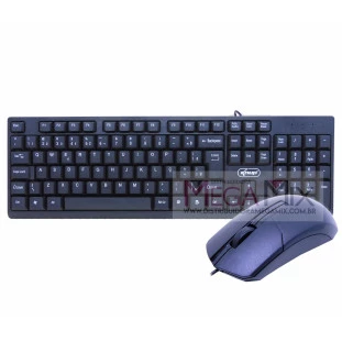 Kit Teclado e Mouse c/Fio USB KP-TE149 - Knup