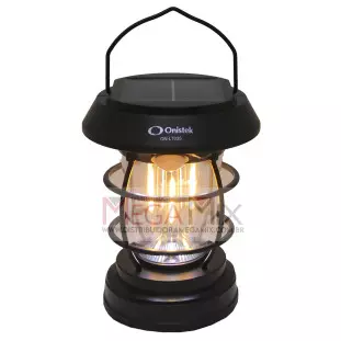 Lampião LED Solar Recarregável ON-LT035 - Onistek