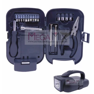 Lanterna com Kit de Ferramentas KA-6469 - Kapbom