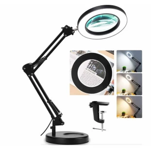 Luminária Articulada com Lupa OIH-4700 - Oásis