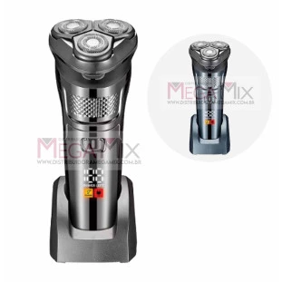 Barbeador Elétrico Recarregável BM-C053 - B-max