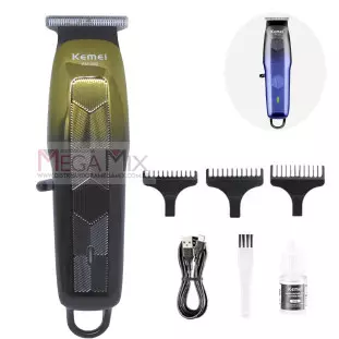 Máquina de Corte Recarregável 5W KM-262 - Kemei
