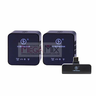 Microfone de Lapela S/Fio Tipo C KA-R10-TY - Kapbom