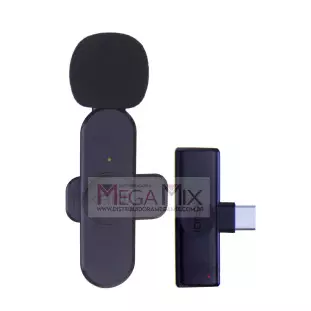 Microfone de Lapela S/Fio Tipo C KMF5-C - Kaidi