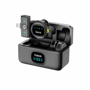 Microfone de Lapela Duplo Sem Fio para Iphone ON-MC827 - Onistek