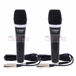 Microfone com Fio 4M C/2 LE-904 - Lelong