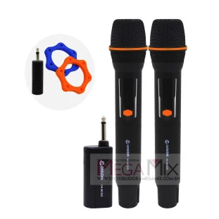 Microfone Profissional Duplo sem Fio ON-MC826 - Onistek