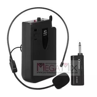 Microfone de Lapela Sem Fio Receptor P10 ON-MC844 - Onistek