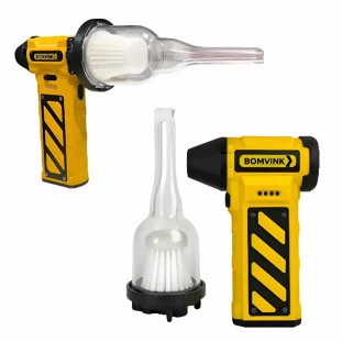 Mini Soprador Turbo e Aspirador Recarregável BOM-9729 - Bomvink
