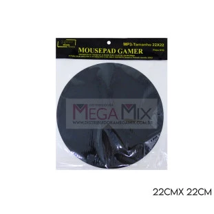 Mouse Pad Gamer 22x22cm (Redondo) MP3 - X-Fire