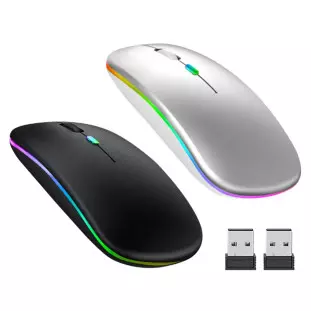 Mouse Sem Fio Recarregável Bluetooth 3200DPI AG-690 H - Altomex