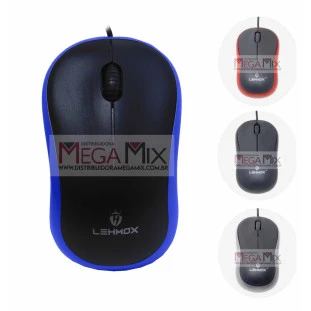 Mouse Óptico com fio USB LEY-1514 - Lehmox