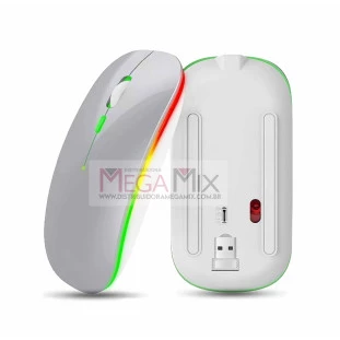 Mouse Sem Fio Recarregável 1600DPI 2.4GHz LEY-180 - Lehmox