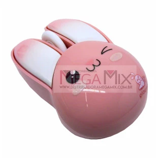Mouse Sem Fio 1200DPI 2.4G MMO-W2 - Tomate