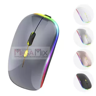 Mouse Sem Fio Recarregável Bluetooth 1600DPI MS-03A - A'Gold