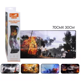 Mouse Pad Gamer 70x30cm EL-2210 (War) - Eletromex