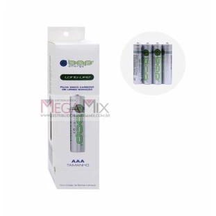 Pilha Zinco AAA Tubo c/ 60 unid. BAP-R3 - Bap Energy