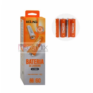 Pilha Carbono AA Tubo c/60 unid. LE-7999-1 - Lelong